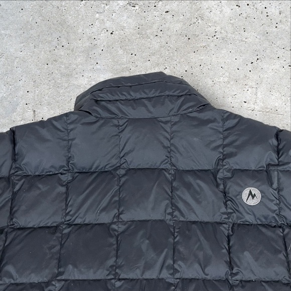 Marmot Jacket Mens XL Black 700 Down Fill Quilted Puffer Warm Lightweight R1 - Picture 4 of 13